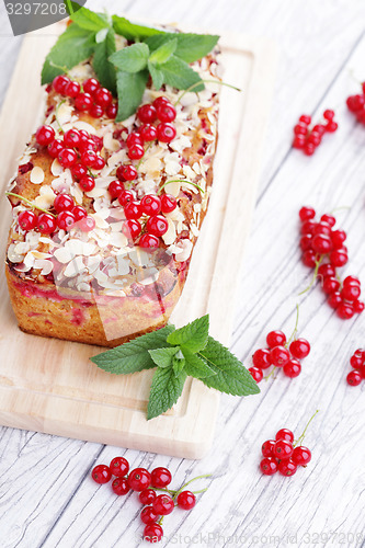 Image of red currants pie