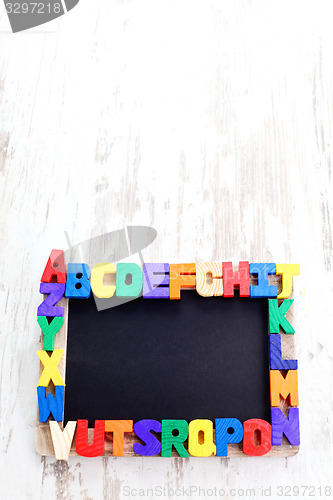 Image of wooden alphabet blocks