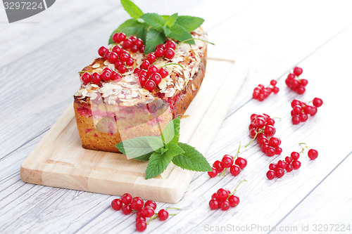 Image of red currants pie