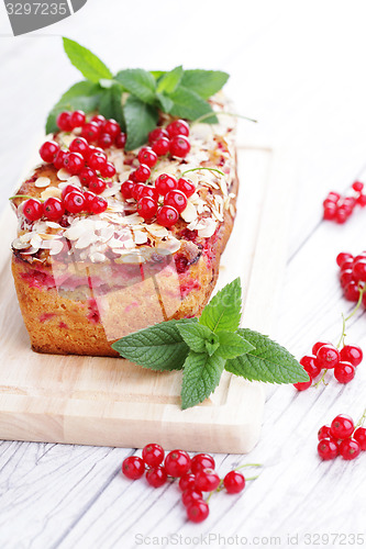 Image of red currants pie