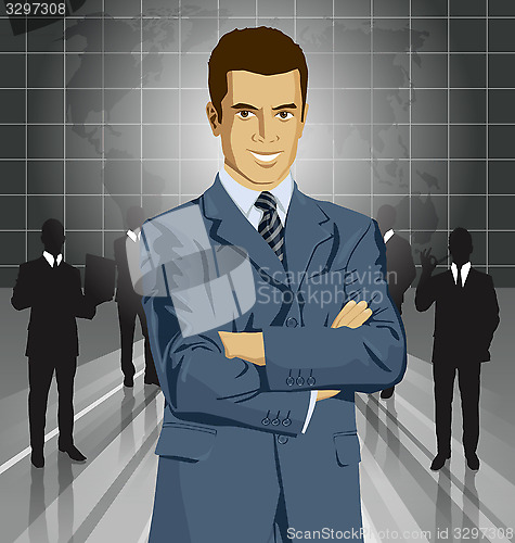 Image of Vector Businessman In Suit