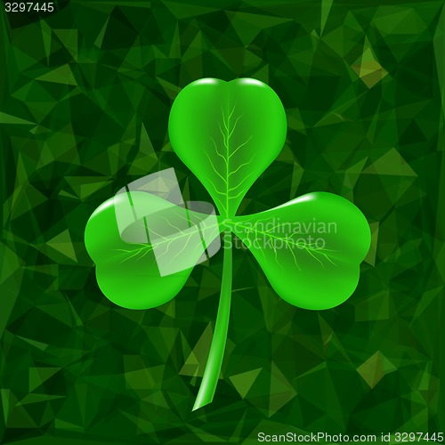 Image of Green Clover Leaf Icon 