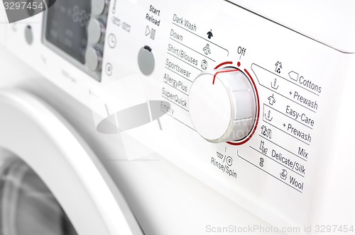 Image of closeup of laundry or washing machine