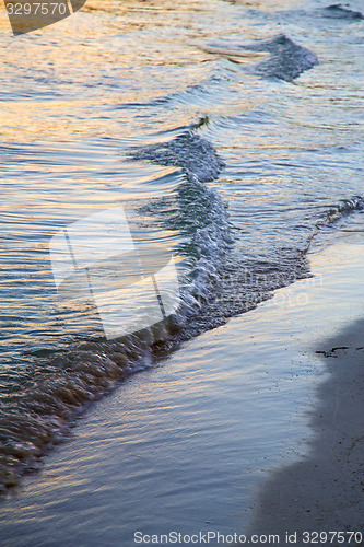 Image of thailand kho phangan bay abstract of a gold in water  