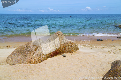 Image of thailand kho samui bay isle white   south china sea