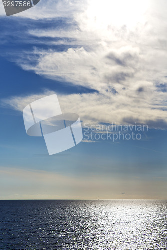 Image of sunrise cloud   sky in thailand  bay coastline