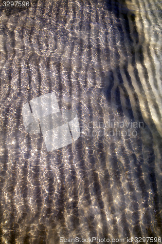 Image of wet  in  south china sea sand   the beach  