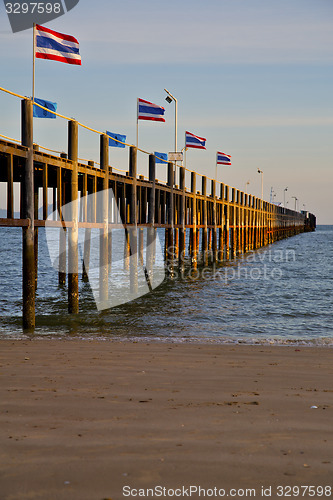 Image of thailand lomprayah bay isle white  beach     