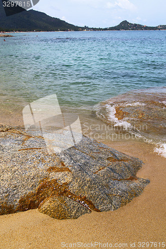 Image of kho samui   bay   rocks in thailand    sea 