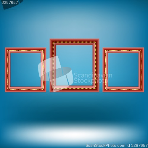 Image of Set of Red Frames