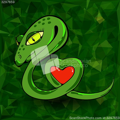 Image of Snake and Heart 