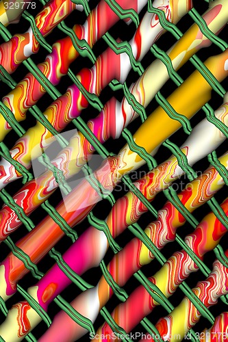 Image of Abstract 3d background