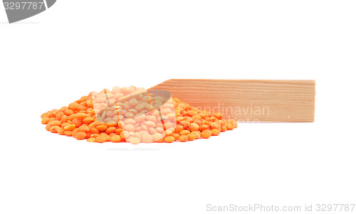 Image of Red lentils at plate