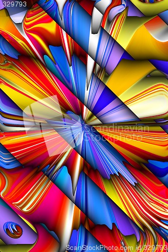 Image of Abstract 3d background