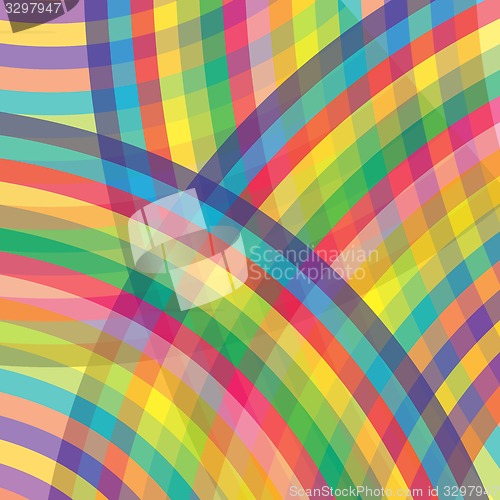 Image of Colorful Line Background. 