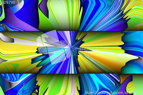 Image of Abstract 3d background