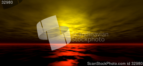 Image of Sunset background, digitaly created