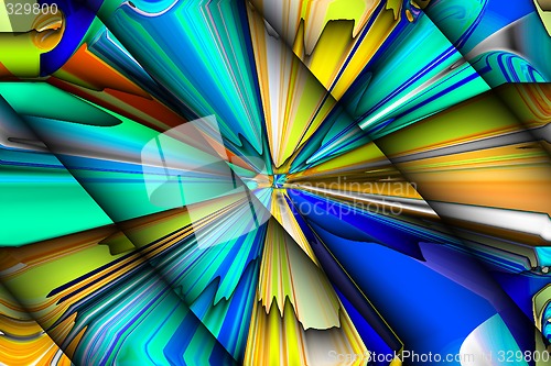 Image of Abstract 3d background