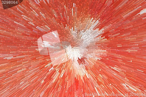 Image of Red abstract background with sharp thorns