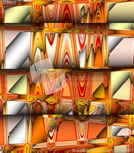 Image of Abstract 3d background