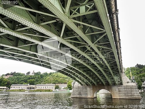 Image of Under the bridge in Prague