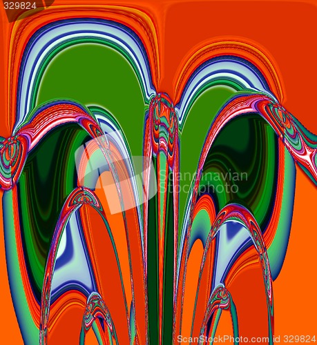 Image of Abstract 3d background