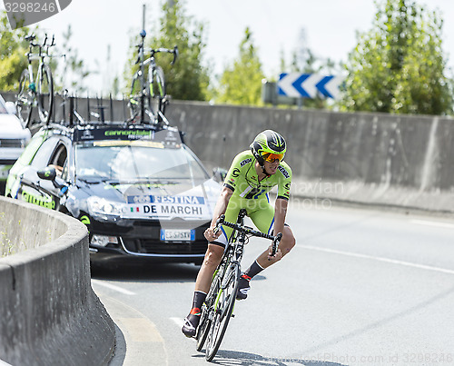 Image of The Cyclist Alessandro De Marchi - Tour de France 2014