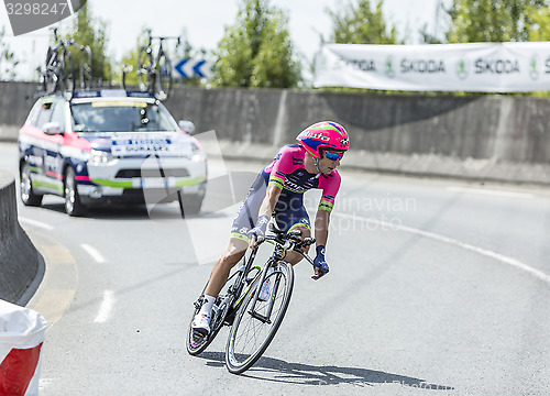 Image of The Cyclist Kristijan Durasek - Tour de France 2014