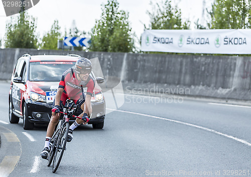 Image of The Cyclist Amael Moinard - Tour de France 2014