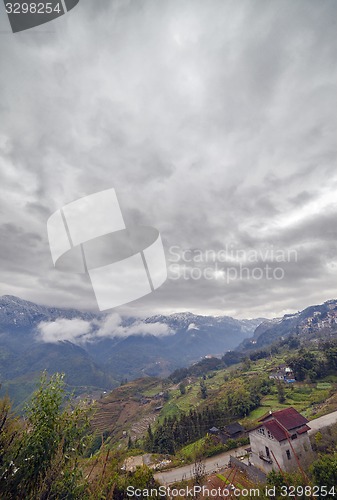 Image of Rice field terraces. Sapa Vietnam