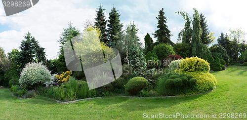 Image of Beautiful spring garden design