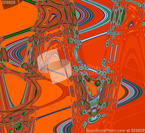 Image of Abstract 3d background