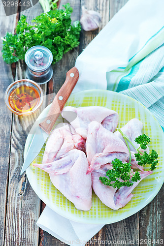 Image of raw chicken wings