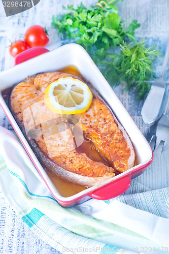 Image of baked salmon