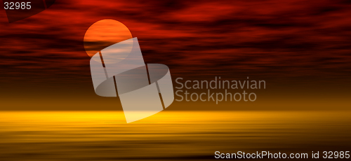 Image of Sunset background, digitaly created