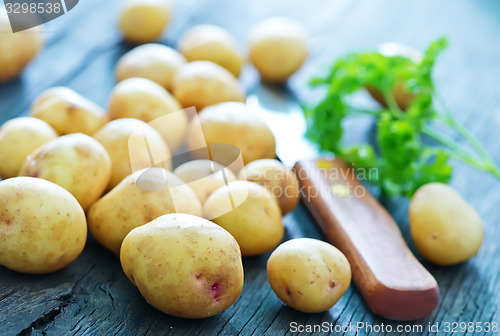 Image of raw potato