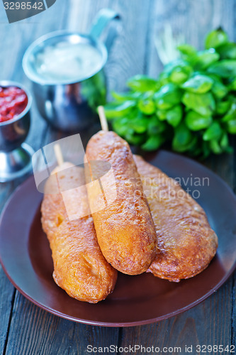 Image of corndogs