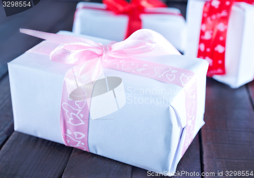 Image of boxes for present