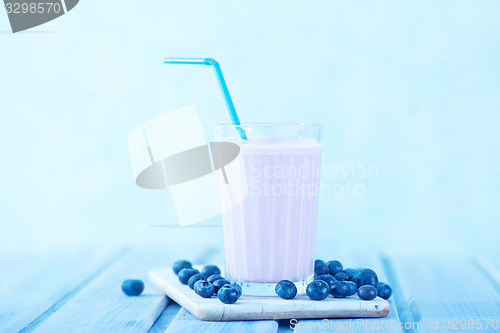 Image of blueberry yogurt