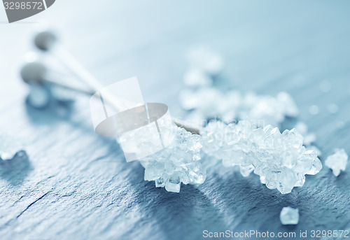 Image of White sugar crystals