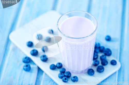 Image of blueberry yogurt