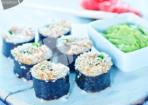 Image of fresh sushi 