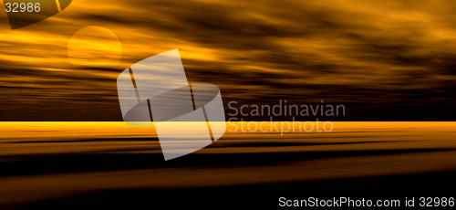 Image of Sunset background, digitaly created