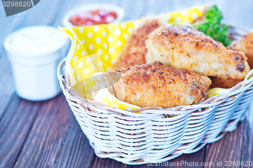 Image of fried chicken wings