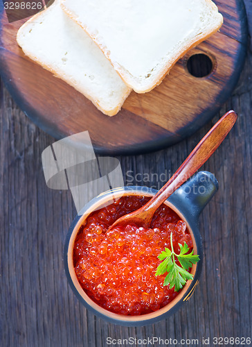 Image of salmon caviar