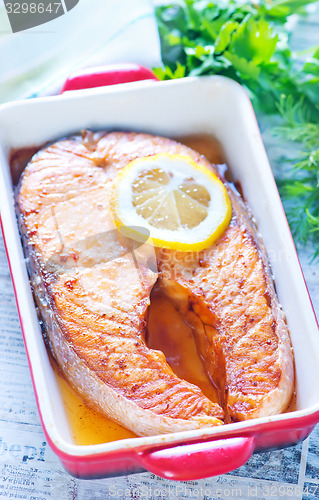 Image of baked salmon