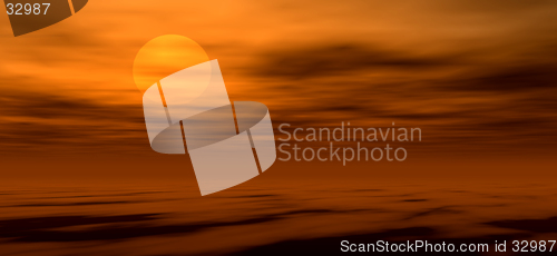 Image of Sunset background, digitaly created