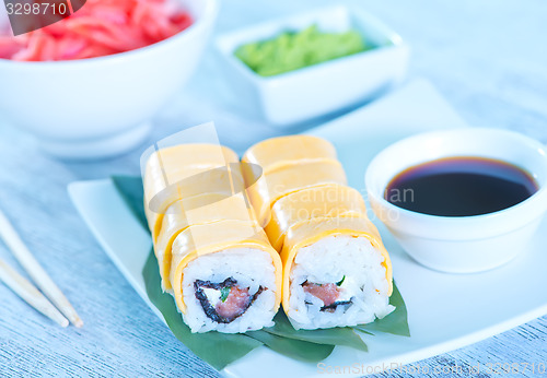 Image of fresh sushi 