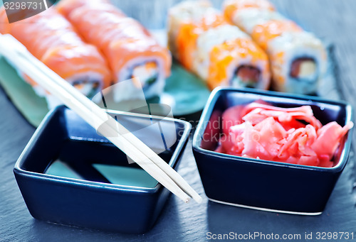 Image of fresh sushi 