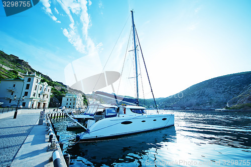 Image of Boats and yachts in port